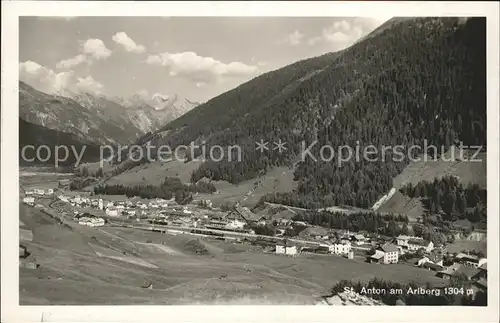 St Anton Arlberg Panorama im Sommer Kat. St. Anton am Arlberg