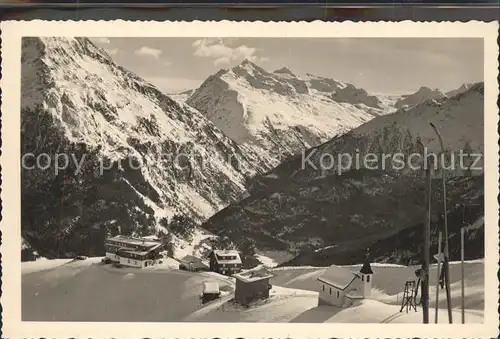 Soelden Sporthotel Schoene Aussicht Bergkapelle Wintersportplatz oetztaler Alpen Kat. Soelden oetztal Tirol