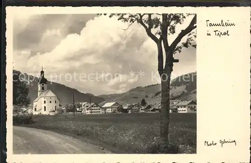 Tannheim Tirol Ortsansicht mit Kirche Kat. Tannheim