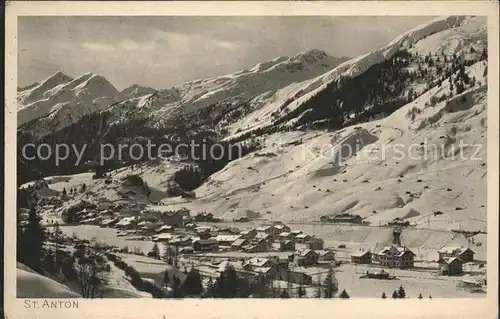 St Anton Arlberg Gesamtansicht Wintersportplatz Kat. St. Anton am Arlberg