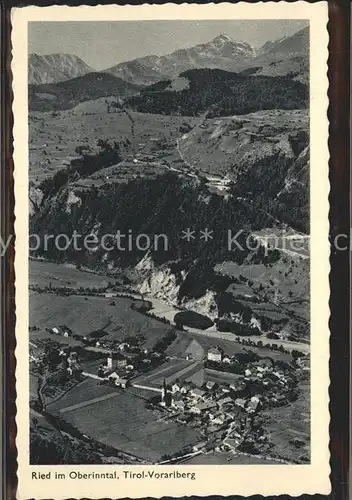 Ried Oberinntal Panorama Vorarlberg Kat. Ried im Oberinntal