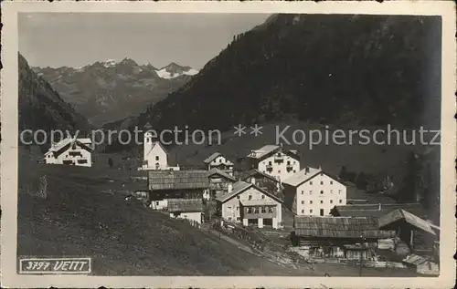 Vent Tirol Gesamtansicht oetztaler Alpen Kat. Soelden