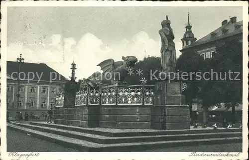 Klagenfurt Woerthersee Lindenwurmdenkmal / Klagenfurt /Klagenfurt-Villach