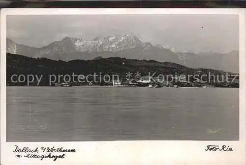 Dellach Drautal mit Mittagskogel Woerthersee Kat. Dellach im Drautal