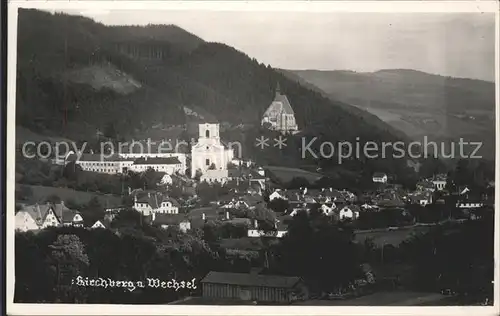 Kirchberg Wechsel Ortsblick Kat. Kirchberg am Wechsel