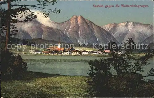 Seefeld Tirol Wettersteingruppe Kat. Seefeld in Tirol