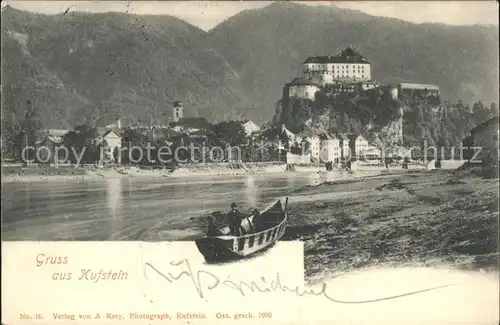 Kufstein Tirol Boot Schloss Kat. Kufstein