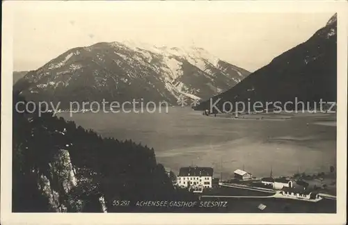 Achensee Seespitz Gasthof Kat. Eben am Achensee