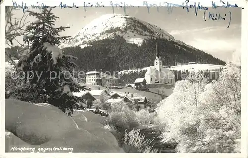 Gaisberg Hirschberg Winter Kat. Salzburg