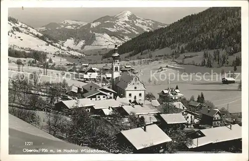 Oberau Tirol Wildschoenau Tirol Kat. Wildschoenau