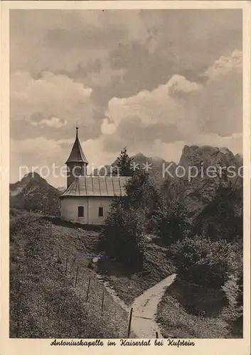 Kaisertal Antoniuskapelle Kufstein Kat. Kufstein