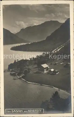 Achensee Gaisalm Fliegeraufnahme Kat. Eben am Achensee