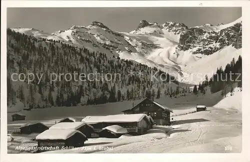 Stubaital Alpengastwirtschaft Schliker Alpe Kat. Neustift im Stubaital