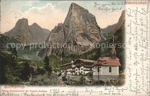 Kaisergebirge Baernbad Kat. Kufstein