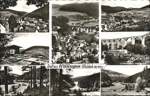 Willingen Sauerland Liftgaststaette Hermeketal Brewitzhuette Paradies Kleingolfplatz Viadukt Heilklimatischer Kneipp Kurort Kat. Willingen (Upland)