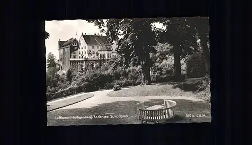 Heiligenberg Baden Schlosspark Luftkurort Kat. Heiligenberg