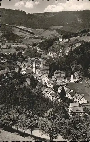 Bad Peterstal-Griesbach Ortsansicht mit Kirche Kur Kneipp Moorheilbad / Bad Peterstal-Griesbach /Ortenaukreis LKR