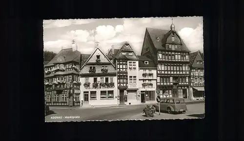 Adenau Marktplatz Fachwerkhaus Kat. Adenau