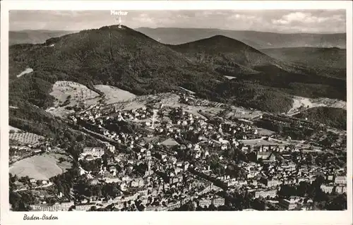 Baden Baden Fliegeraufnahme Kat. Baden Baden