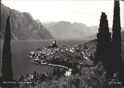 Malcesine Lago di Garda Panorama Kat. Malcesine