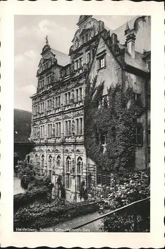 Heidelberg Neckar Otto Heinrich Bau auf dem Schloss Kat. Heidelberg