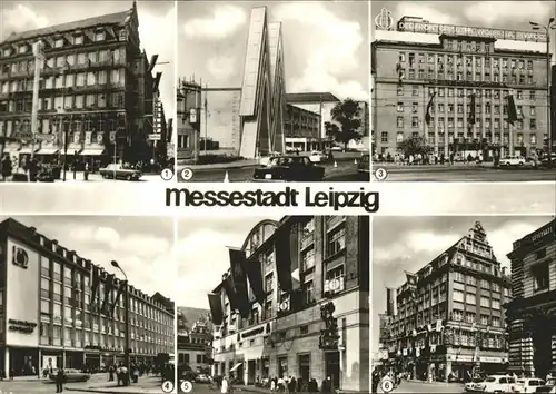 Leipzig Zentralmessepalast Technische Messe Ringmessehaus Messehaus am Markt Handelshof Stentzlers Hof Kat. Leipzig