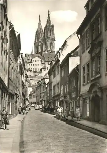 Meissen Elbe Sachsen Burgstrasse Dom Kat. Meissen