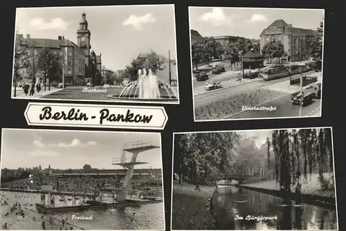 Pankow Freibad u.Rathaus Kat. Berlin