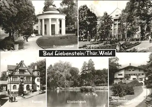 Bad Liebenstein Postamt u.Klubhaus "Dr.Salvador Allende" Kat. Bad Liebenstein
