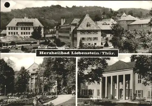 Bad Liebenstein Badehaus u.Kurhaus Kat. Bad Liebenstein