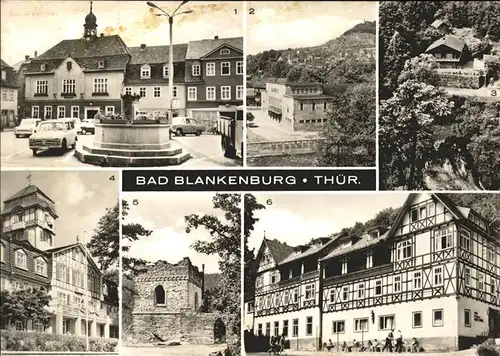 Bad Blankenburg Stadthalle u.Marktplatz Kat. Bad Blankenburg