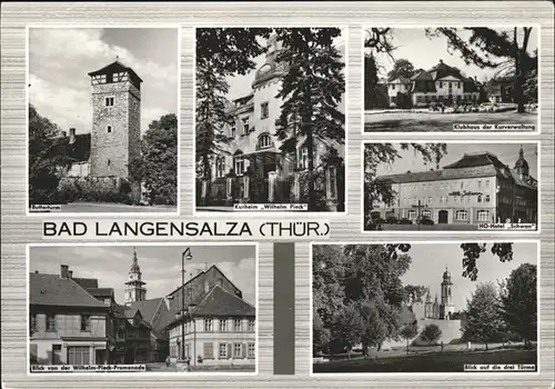 Bad Langensalza HO Hotel "Schwan" u.Butterturm Kat. Bad Langensalza