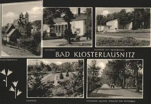 Bad Klosterlausnitz Moorbad u.Klosterkirche Kat. Bad Klosterlausnitz