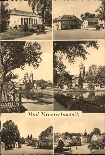 Bad Klosterlausnitz Schwanenteich u.Blick zur Klosterkirche Kat. Bad Klosterlausnitz