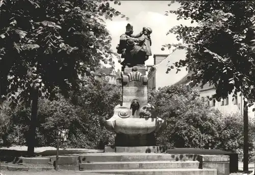 Altenburg Thueringen Skatbrunnen / Altenburg /Altenburger Land LKR