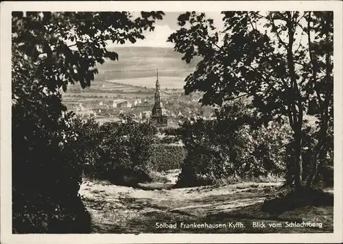 Bad Frankenhausen vom Schlachtberg Kat. Bad Frankenhausen