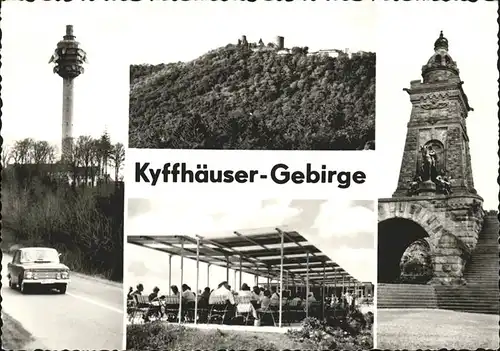 Kyffhaeuser Kyffhaeuser Gebirge Kyffhaeuser Denkmal Kat. Bad Frankenhausen