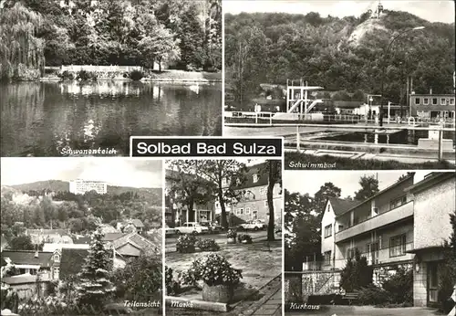 Bad Sulza Schwimmbad Kurhaus Markt Kat. Bad Sulza