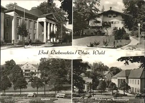 Bad Liebenstein Klubhaus Kurhaus Badehaus Kat. Bad Liebenstein