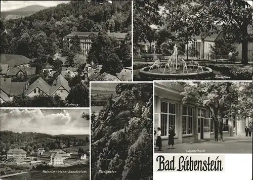 Bad Liebenstein Wandelhalle Heinrich Mann Sanatorium Kat. Bad Liebenstein