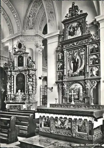 Disentis GR Klosterkirche Inneres Kat. Disentis