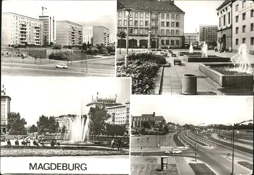 Magdeburg Rathaus Wilhelm Pieck Allee Kat. Magdeburg