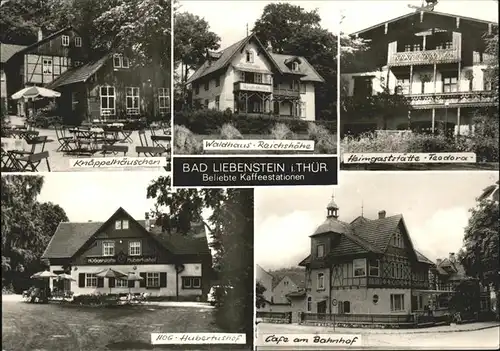 Bad Liebenstein Heimgaststaette Feodora Waldhaus HOG Hubertus Kat. Bad Liebenstein