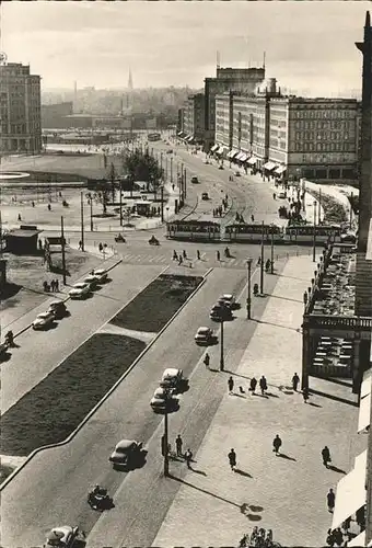 Magdeburg Wilhelm Pieck Allee Strassenbahn Kat. Magdeburg