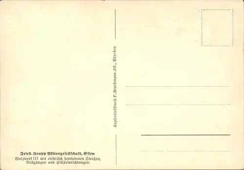 Essen Ruhr Walzwerk Kat. Essen