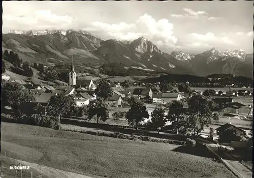 Burgberg Allgaeu  Kat. Burgberg i.Allgaeu