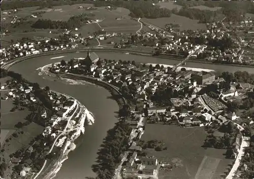 Laufen Salzach Luftbild Kat. Laufen