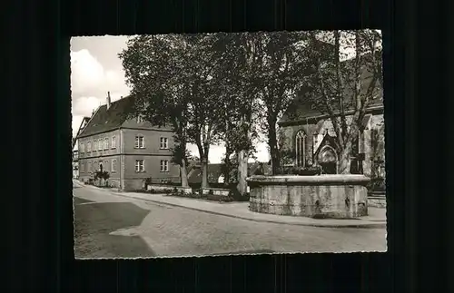 Nieheim Marktplatz Rathaus Kat. Nieheim