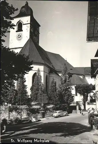 St Wolfgang Salzkammergut Marktplatz Kirche Kat. St. Wolfgang im Salzkammergut