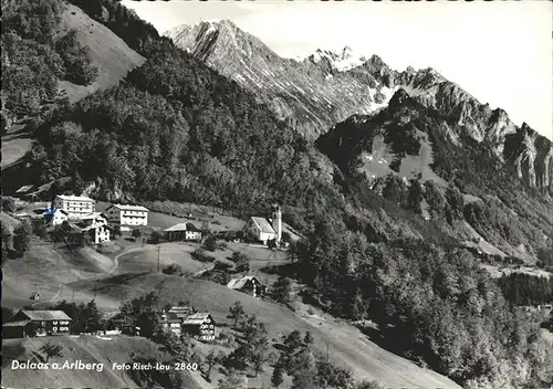 Dalaas Ortsansicht mit Kirche